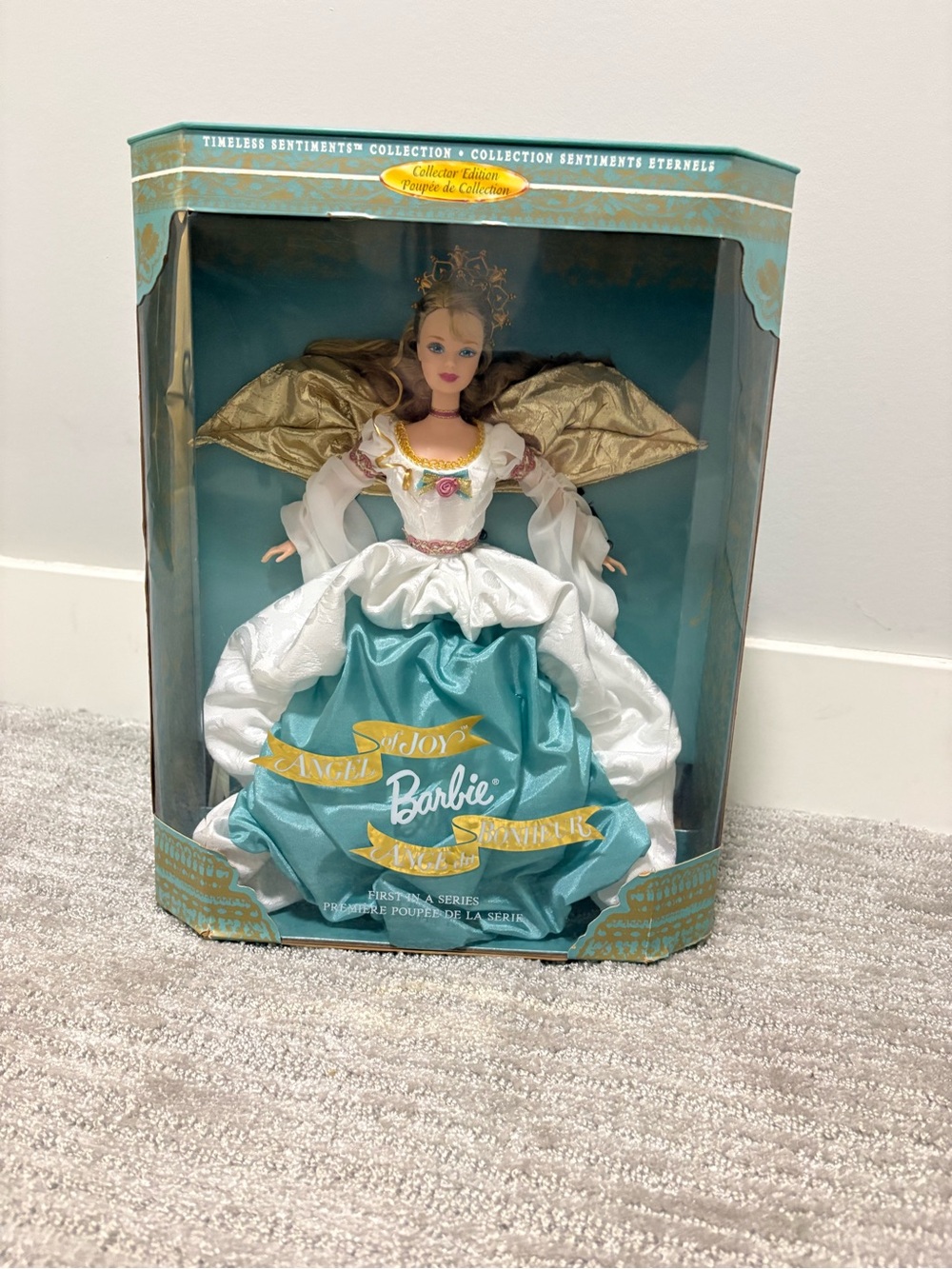 Barbie Timeless Sentiments Angel Doll in Teal, White and Gold